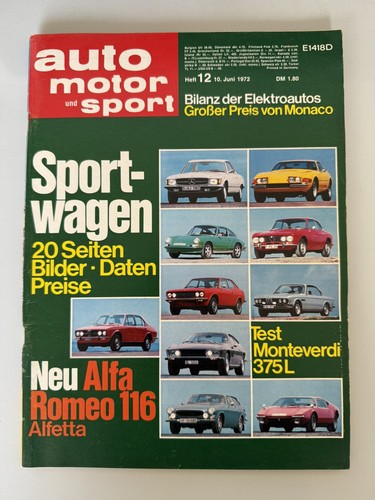 Zeitschrift auto motor und - motor,