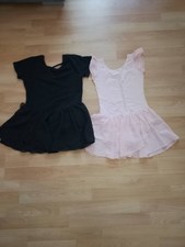 Kleid Ballett Ballettkleid Trikot Mädchen Gr. 116/122 Schwarz