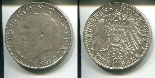 Bayern 1914 mark in - bayern,