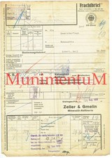 Frachtbrief 1953
