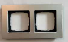 Gira E22 2-fach Rahmen in Alu / Aluminium