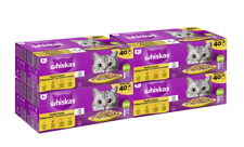160x85g Whiskas Katzenfutter Nassfutter 1+ Geflügel Auswahl in Gelee