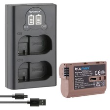 1x Akku + LCD Lader für Nikon