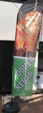Beachflag - Döner Kebab GRÜN 3,5m/350cm Flagge, Fahne, Werbung, Bannner, Imbiss 