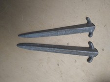 2 Zeltheringe 18,5 cm stabil DDR Apag Zelt Vorzelt Camping Wohnwagen alt Queck