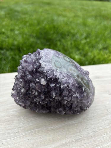 893g amethyst mit grünen - mit,