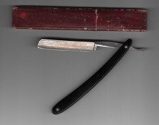 Razor, Rasiermessr Heljestrand Eskilstuna Sweden, mit Box, scharf, alt & RAR !