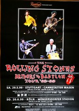 ROLLING STONES  1999 TOUR - orig. Concert Poster - Konzert Plakat - A1 xx - YY