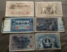 alte Geldscheine Mark Reichsmark WW2 WK2 DR RM Sammler sammeln Deutsches Reich