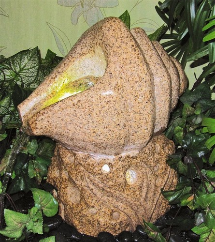 Quellstein skulptur muschel - skulptur,