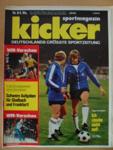 Kicker 1978 handball - kicker,