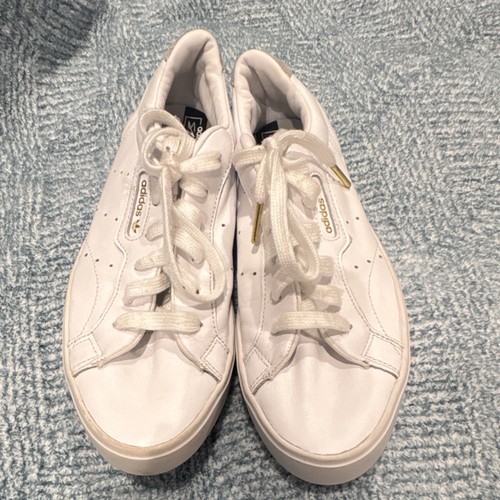 Adidas sleek white solid - sleek, lace