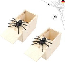 2 Stücke Scherzartikel Spinne