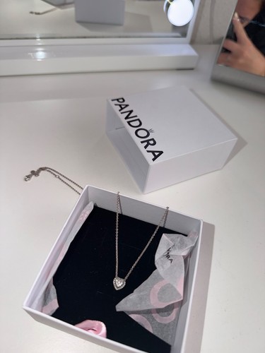 Pandora silber herz halskette - pandora,