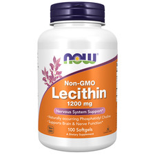 Lecithin 1200 mg 100 Weichkapseln Now Foods