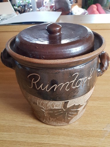 Rumtopf mit deckel - mit, deckel,
