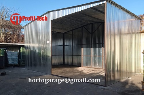 7x4 blechgarage metallgarage - 7x4,