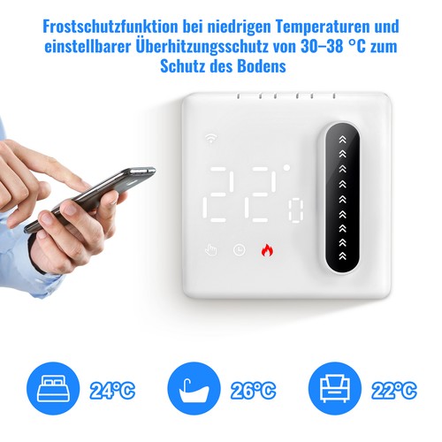 Raumthermostat wlan wifi - raumthermostat,