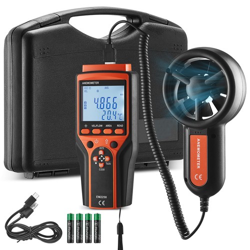 Split handheld anemometer - handheld,