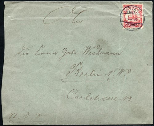 Togo 1906 gouverneurs brief - togo,
