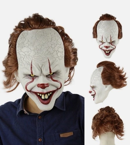 Halloween king maske pennywise - maske,