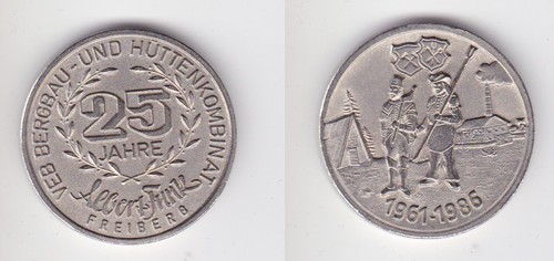 Ddr medaille veb bergbau - ddr,