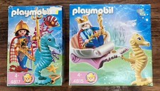 Mermaid king with seahorse - king,