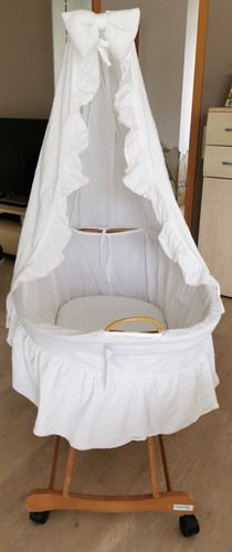 Stubenwagen natur korbgeflecht - stubenwagen, natur-korbgeflecht