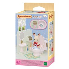 Sylvanian Families® Toiletten-Set – Puppenhaus Badezimmer Zubehör - Wie neu
