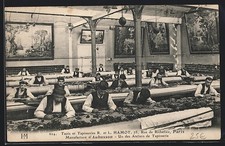 AK Aubusson, Tapis et Tapisseries R. & L. Hamot, Manufacture, un des Ateliers d 