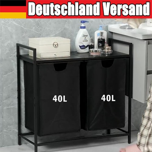 2fächer wäschekorb - 2fächer,
