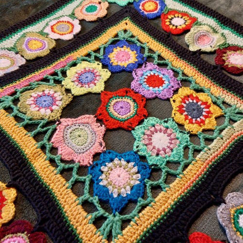 Granny square boho - ☘️🌸granny,