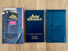 Pocket Scrabble - Spear-Spiele - altes Scrabble Taschenformat Reise - Inhalt neu