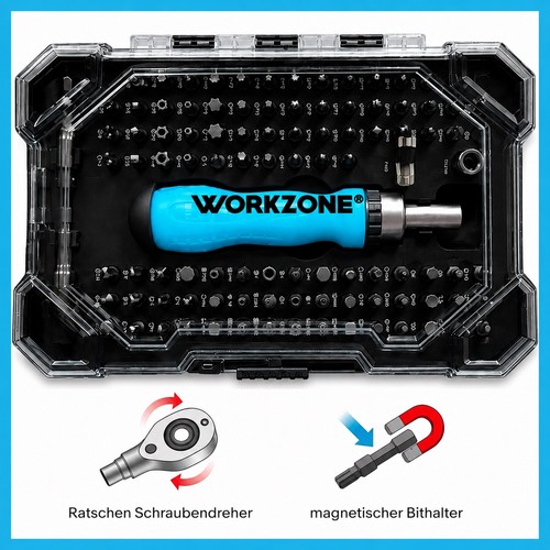 Workzone bit set - workzone, 105-tlg