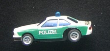 Slotcar Carrera 160 H0 Faller  ??? Polizei BMW Grün / Weiß Dachbodenfund