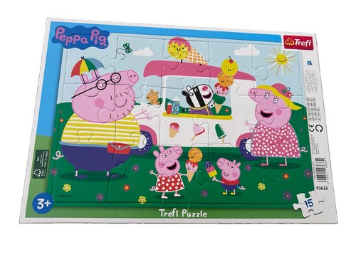 Peppa wutz eisdiele puzzle - puzzle, 15