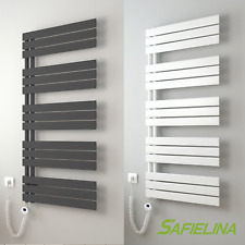 Elektrisch Badheizkörper Design Handtuchwärmer Elektro Heizung mit Thermostat