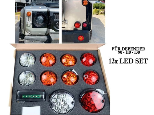 12x led leuchten set land - leuchten,
