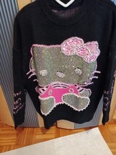 Hello Kitty Pullover Mit Strass