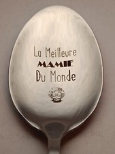 Gravierter Dessertlöffel "Die beste Oma der Welt" - Fete des Grand Meres