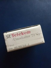 Umschalter T2 Unterputz, "Neu" Wechselschalter, für Telefonanschluss