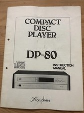 Accuphase DP-80 Manual 