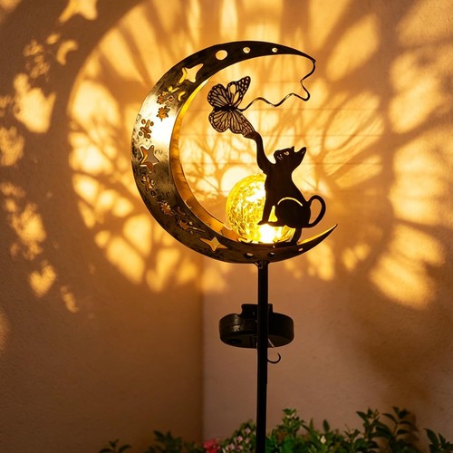 Mond solarleuchten garten - mond,