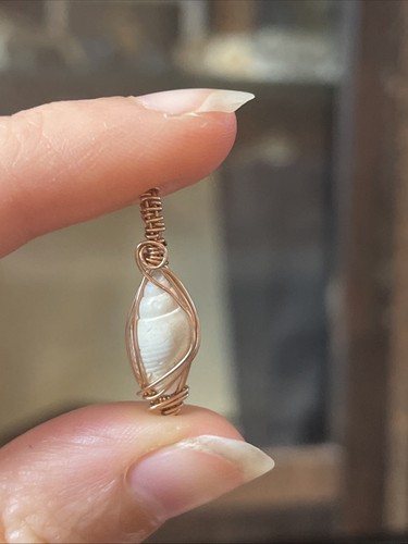 Muschel anhänger 14k - 14k, rose