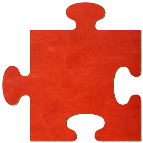 Holz puzzle scharlachrot - puzzle,