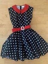 Kleid Rock n Roll schwarz/weiss/rot Karneval, Fasching Gr. 38, Kostüm, Party