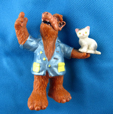 Alf Figur von Bully / Alf mit Katze in weiss-grau + Kult 90er TV