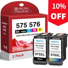 SET Patronen für Canon PG-575 CL-576 XL PIXMA TS3550i TS3551i TR4750i TR4751i XL