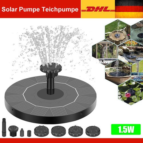 Solar springbrunnen pumpe rund - solar,