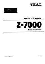 Service Manual-Anleitung für Teac Z-7000 